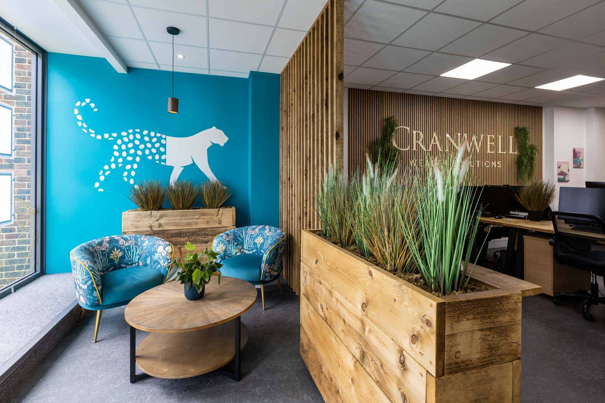 reclaimed wood office fit out