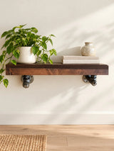Industrial Style Slim Shelves | Rustic Shelving | Reclaimed Scaffolding | THE MARSHALL