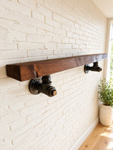 Industrial Style Slim Shelves | Rustic Shelving | Reclaimed Scaffolding | THE MARSHALL