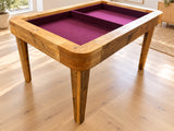 Custom Gaming Table With Strake Board | THE NELSON showing the reclaimed wood product