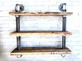 Wall Hanging Pipe Shelves | THE WINSCOMBE