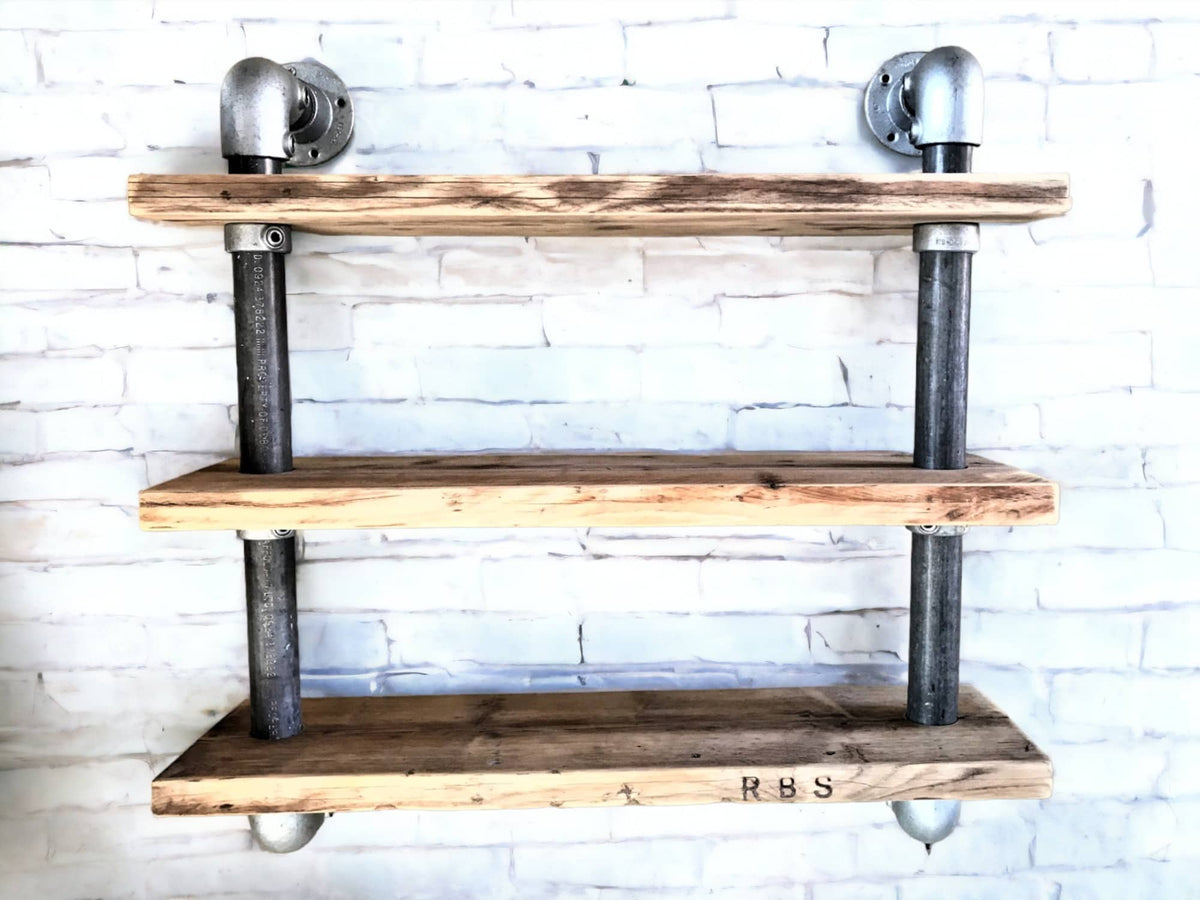 Wall Hanging Pipe Shelves | THE WINSCOMBE