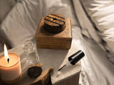Wooden Sleep Block | With Lavender Bottle | Natural Relaxation Aid – THE HYPNOS