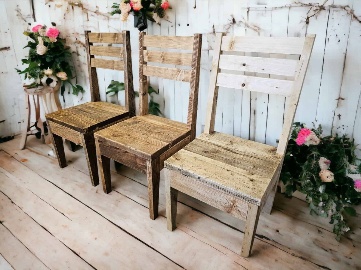 Reclaimed Dining Chair Set | THE ELM