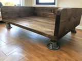 Reclaimed Wood Dog Bed | Rustic Pet Bed | THE WILLIAMS