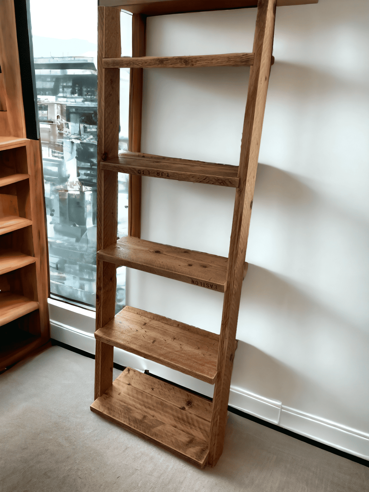 Wooden Ladder Shelves | 5 Tier Ladder Shelf | THE PISA
