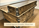 desk with 6 privacy panels