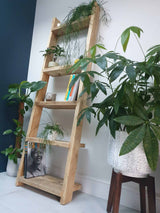 Wooden Ladder Shelves | 5 Tier Ladder Shelf | THE PISA