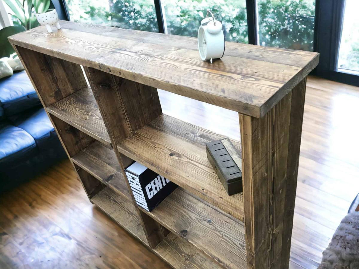 Reclaimed Wood Bookshelf Unit | THE CLIFTON
