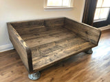Reclaimed Wood Dog Bed | Rustic Pet Bed | THE WILLIAMS