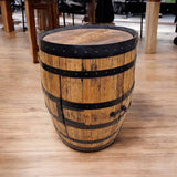 Oak Whiskey Barrel Cupboard**** Barrel Storage Unit With Door – THE COSTELLO