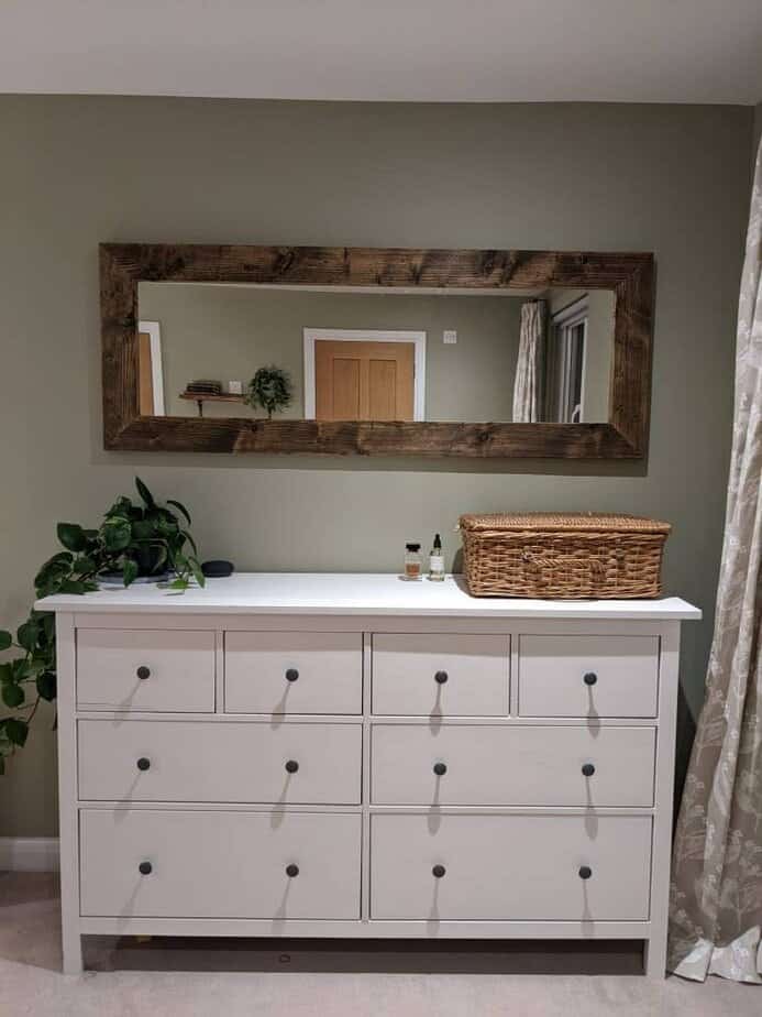 Rustic Wooden Mirror | THE OSLO