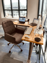 Reclaimed Corner Desk | THE LORDSWOOD