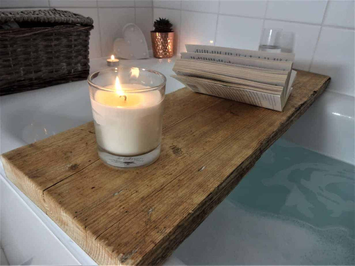 Wooden Bath Caddy | THE WOOLSTON