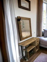 Bedroom Dresser Table & Mirror Set | THE DOWNEND