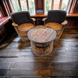 Oak Whiskey Barrel Coffee Table – THE PORTER