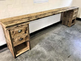 Double Pedestal Desk With Under Desk Cupboards | THE BRUNTSFIELD