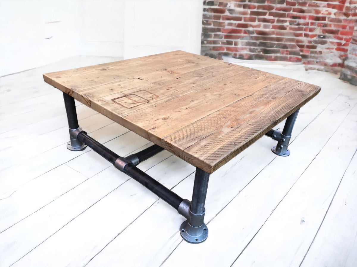 Reclaimed Square Coffee Table | THE HOLLYBROOK