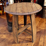 Coffee Table Made From Oak Whiskey Barrel Coffee Table | THE BELLOWS