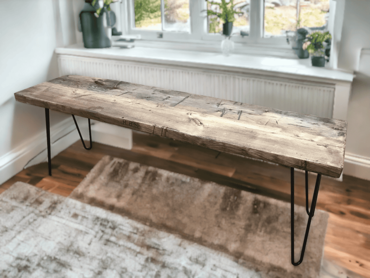 Wooden Bench Hairpin Legs | THE FAVERSHAM