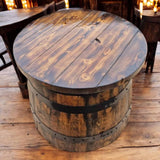 Oak Whiskey Barrel Coffee Table – THE PORTER