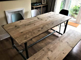 Industrial Dining Table | THE BITTERNE