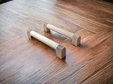 Rustic Cupboard Handles | Pine Cabinet Handles | 4 Pack Drawer Pulls | THE SMITH