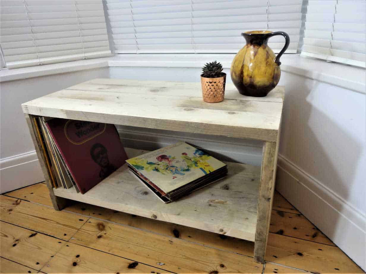 reclaimed wood coffee table