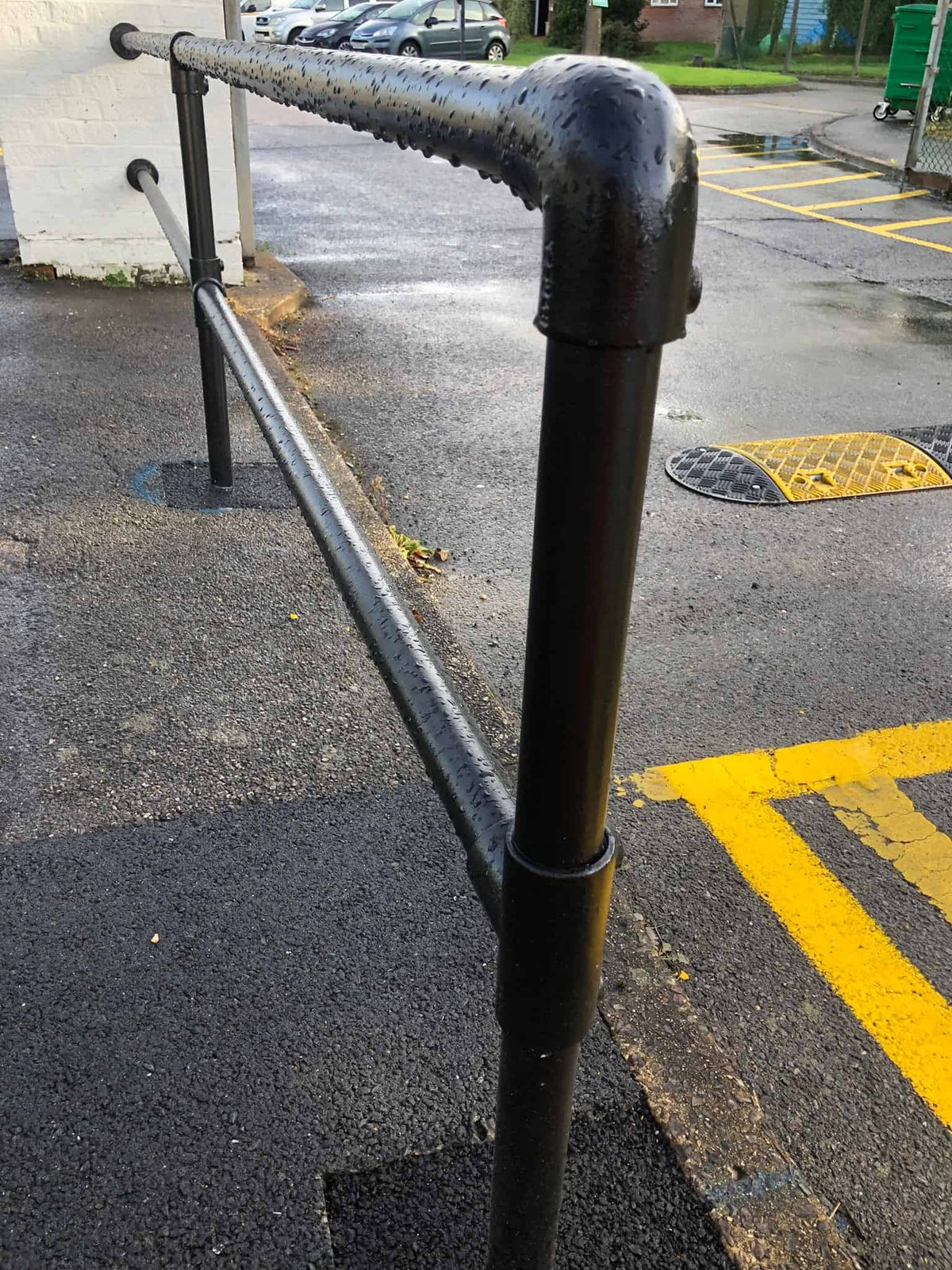 Industrial Pipe Handrail Guardrail for pubs bars & cafes Offices – THE JACKSON