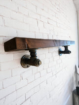 Industrial Style Slim Shelves | Rustic Shelving | Reclaimed Scaffolding | THE MARSHALL