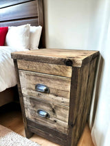 Bedside Table Reclaimed Wood | THE BEVENDEAN