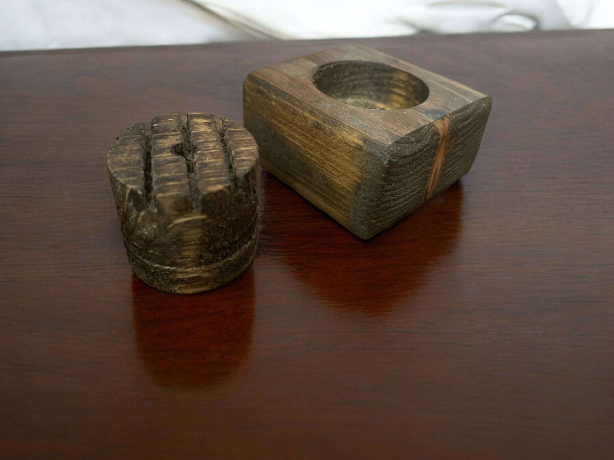 Wooden Sleep Block | With Lavender Bottle | Natural Relaxation Aid – THE HYPNOS