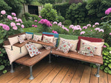 Corner Garden Bench | THE BRISTOL