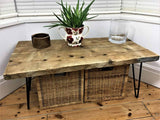 Wooden Coffee Table Hairpin Legs | THE ROMSEY