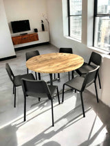 Wooden Round Table | THE VIENNA