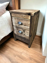 Bedside Table Reclaimed Wood | THE BEVENDEAN