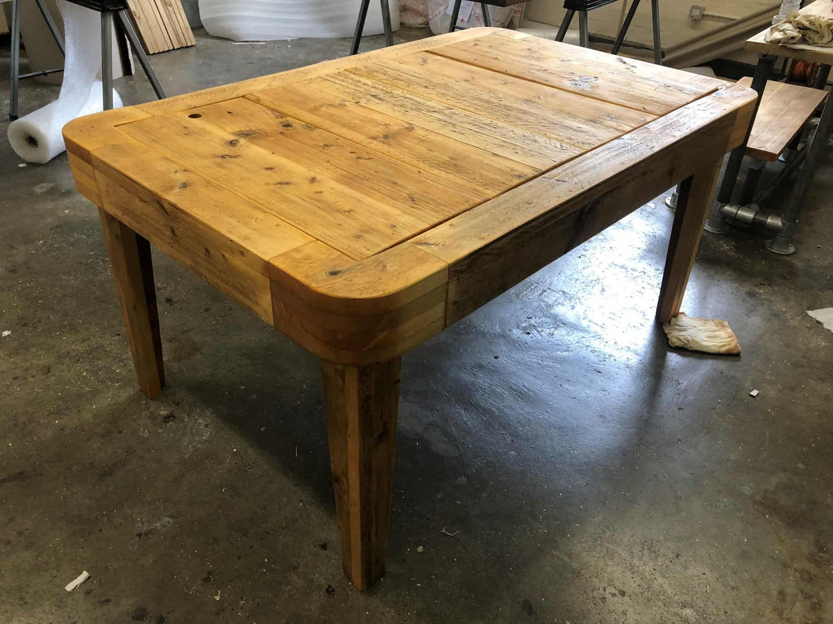Custom Gaming Table With Strake Board | THE NELSON