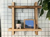 Rustic Square Shelf | THE HASHTAG