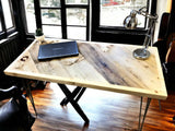 Wooden Herringbone Table | THE WINDEMERE