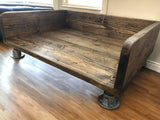 Reclaimed Wood Dog Bed | Rustic Pet Bed | THE WILLIAMS