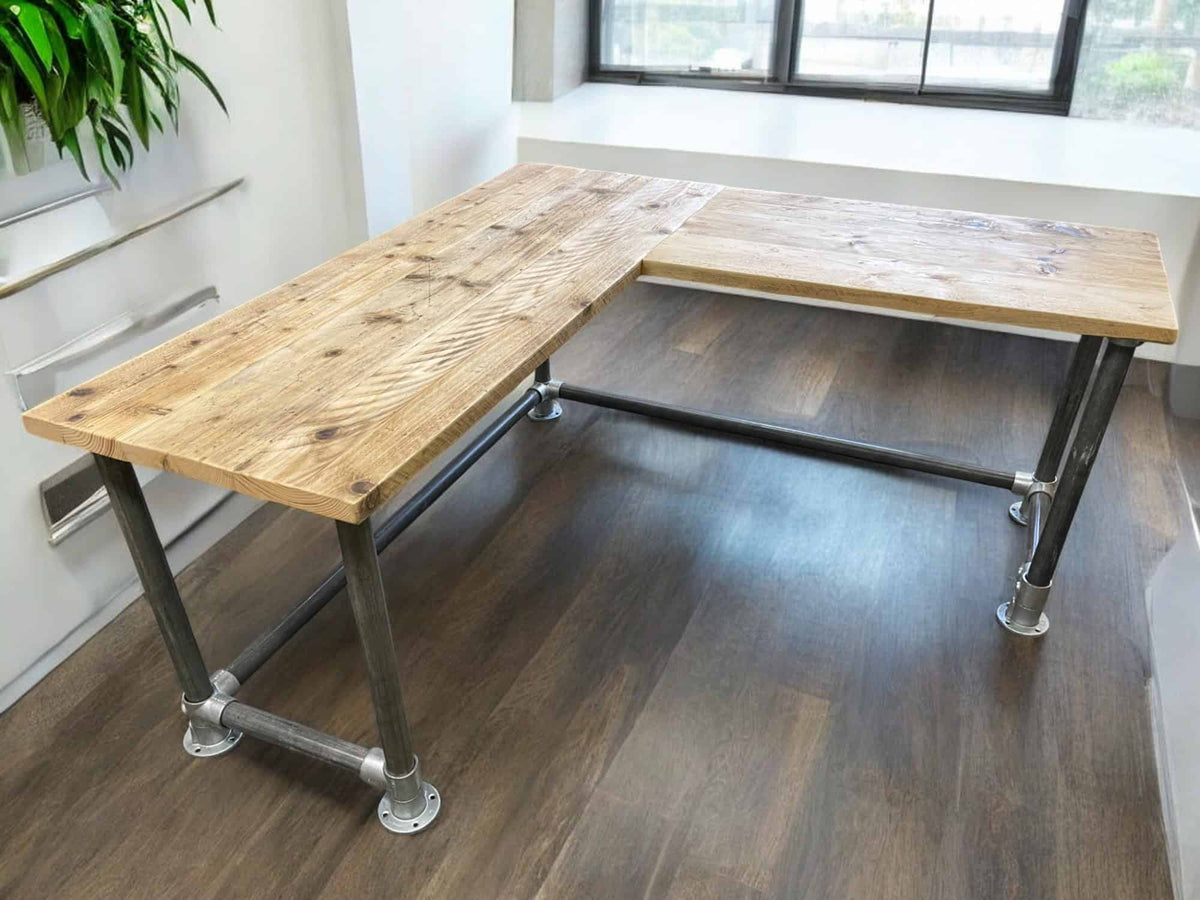 Industrial Corner Desk | THE SILVERDALE