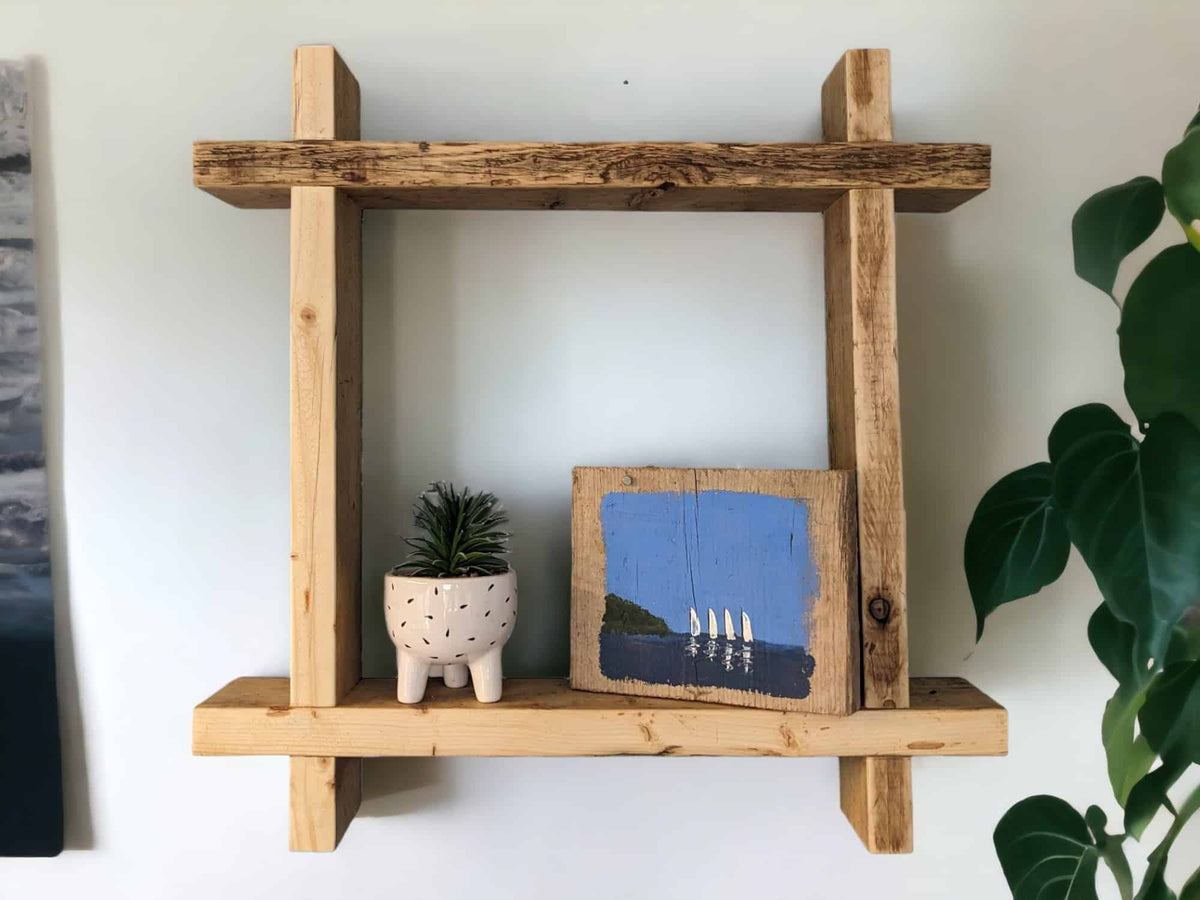 Rustic Square Shelf