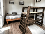 Wooden Bunk Bed & Desk | THE FROME