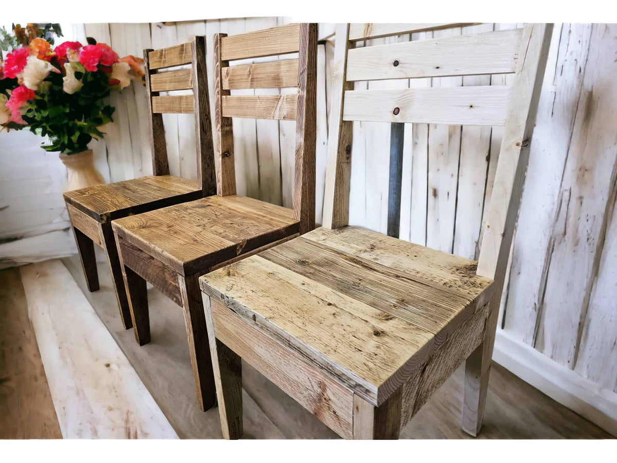 Reclaimed Dining Chair Set | THE ELM