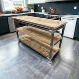 Industrial Kitchen Island | THE REDLAND
