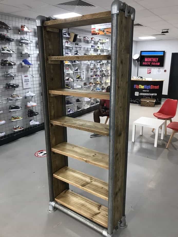 industrial shelving unit