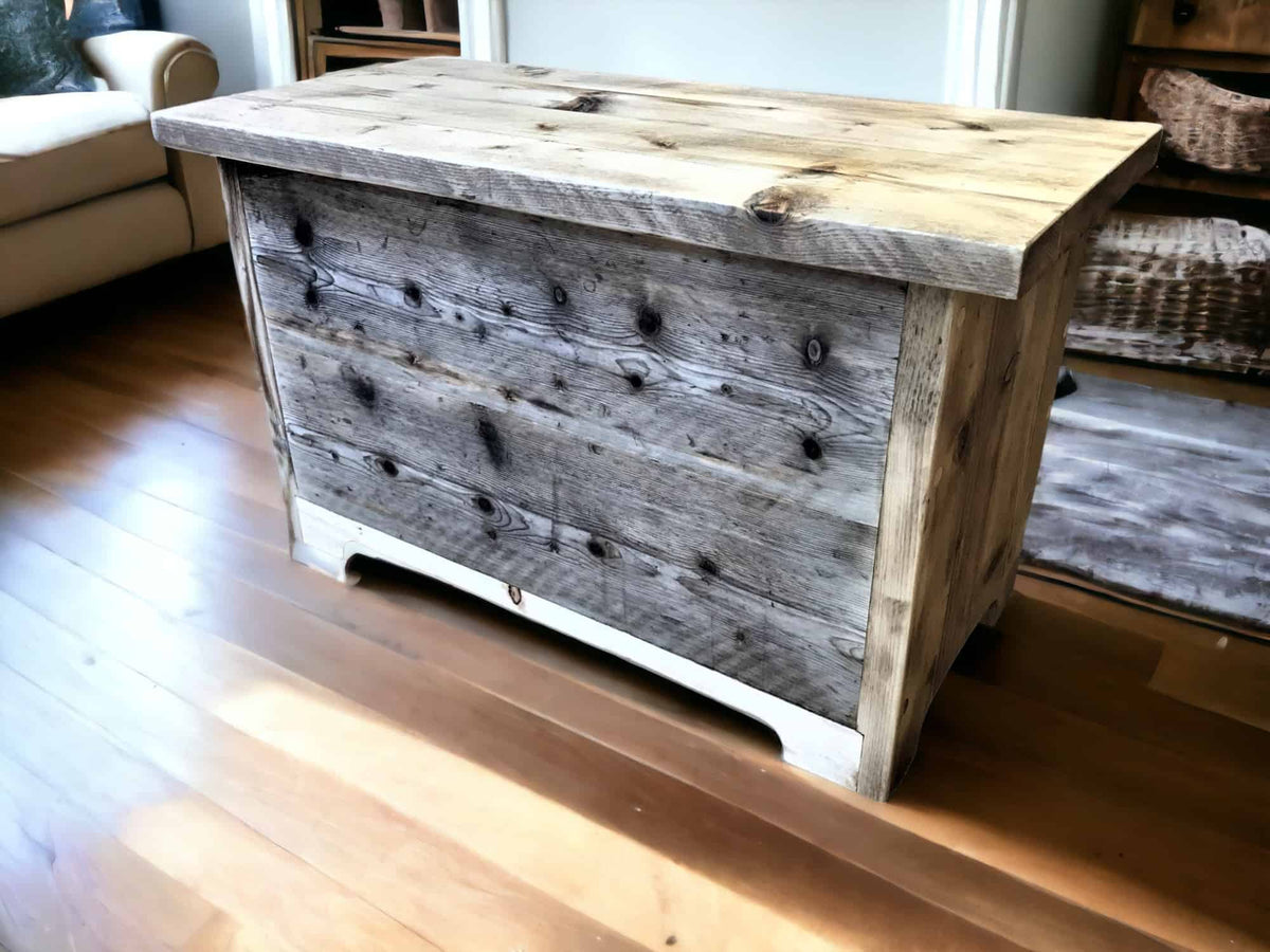 Reclaimed Wooden Blanket Box | THE BOURNEMOUTH