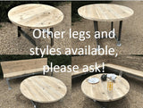 Round Wooden Coffee Table | THE LOMOND