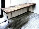 Wooden Bench Hairpin Legs | THE FAVERSHAM