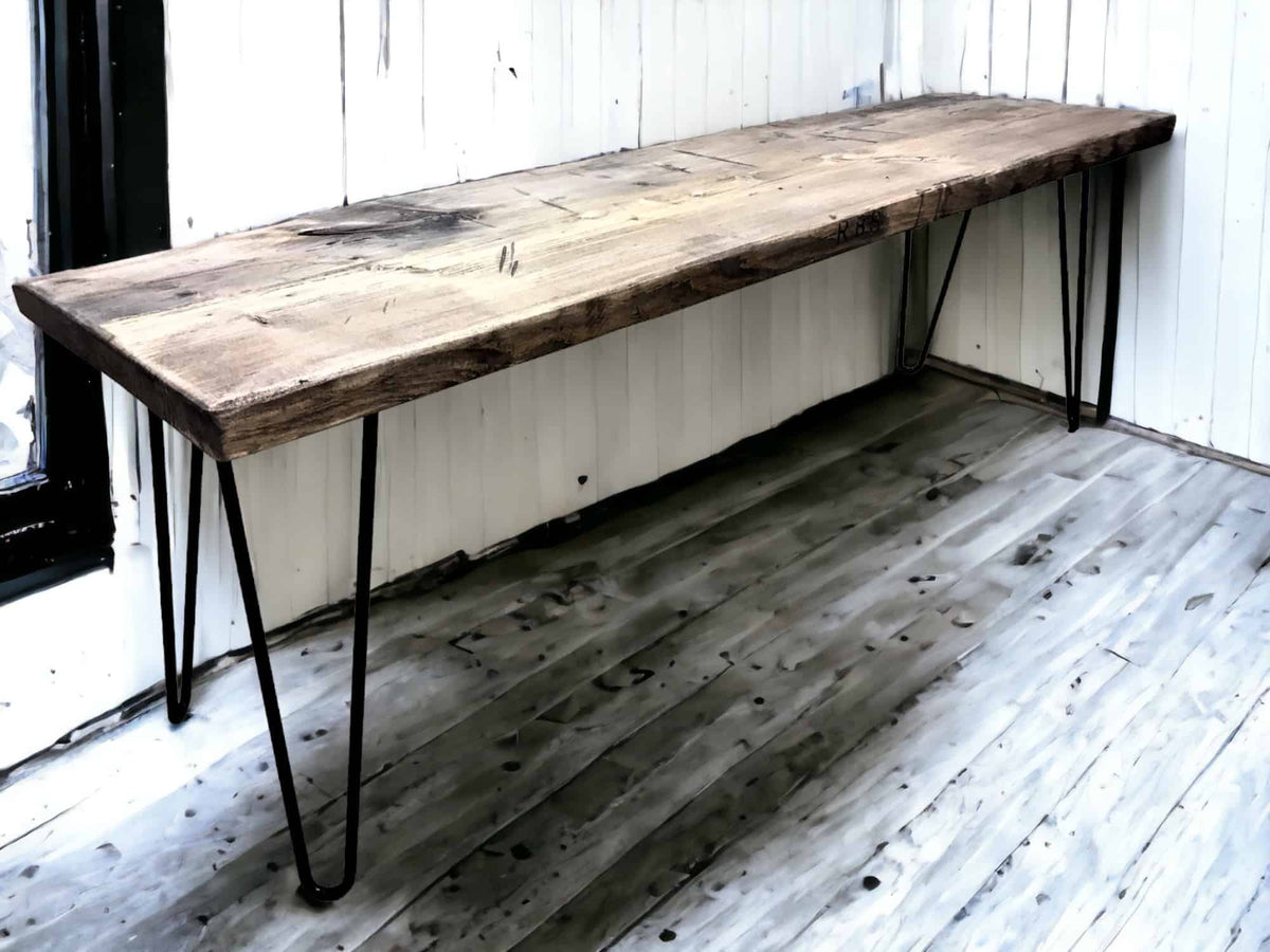 Wooden Bench Hairpin Legs | THE FAVERSHAM